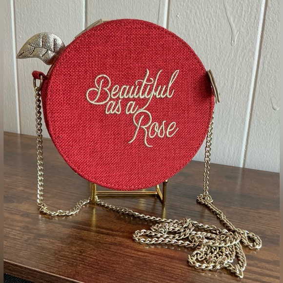 A Rare Danielle Nicole Disney Beauty and the Beast Enchanted Rose crossbody bag - Picture 4 of 5